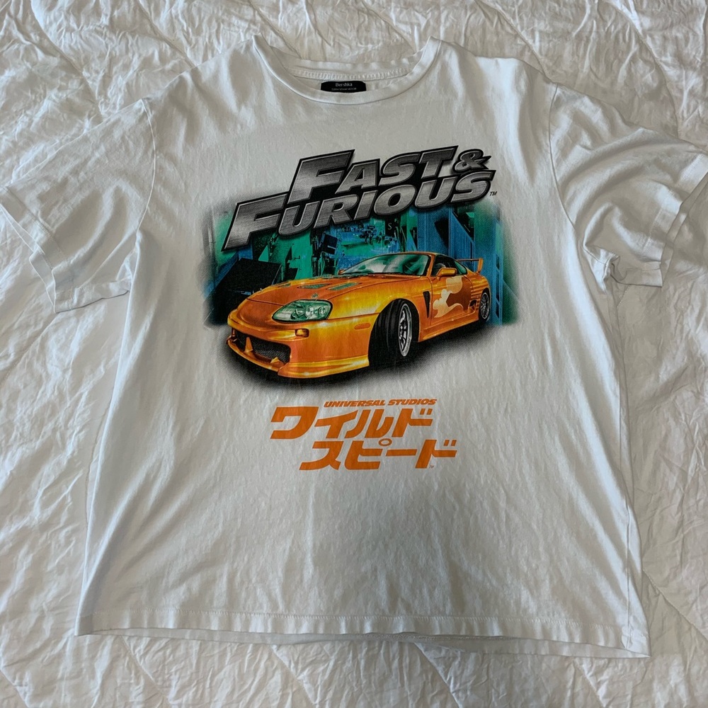 Bershka Men’s Fast and Furious T shirt